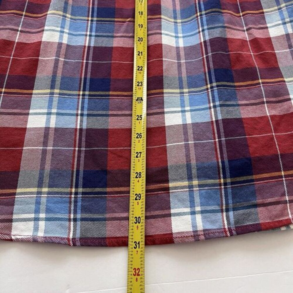 J Crew Sportsmens Outfitters Midweight Plaid Flannel Shirt‎ Mens Size XL G6941 - Picture 7 of 11